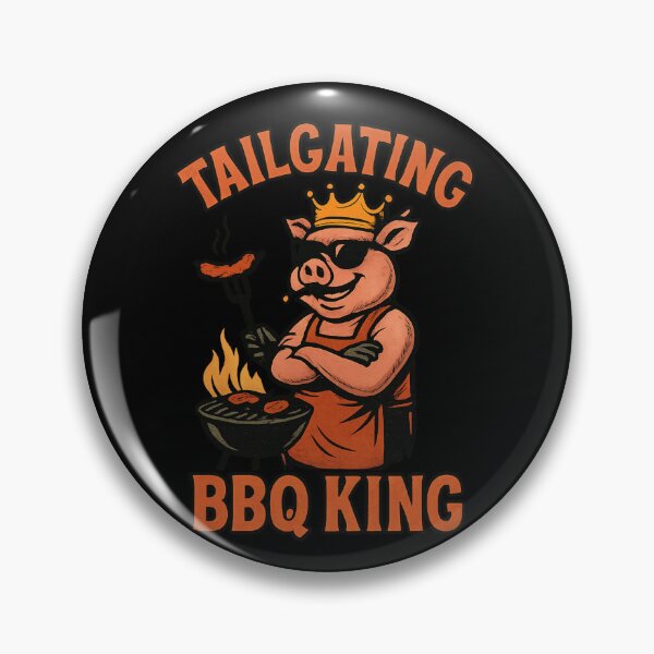 Item preview, Tailgating BBQ King Shirt | Cool Crowned Pig Sausage Grill Master Tee designed and sold by jnct-shirts.