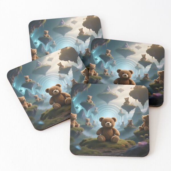 Item preview, Teddy bear in a fantasy world  designed and sold by Nomad-Maynard.