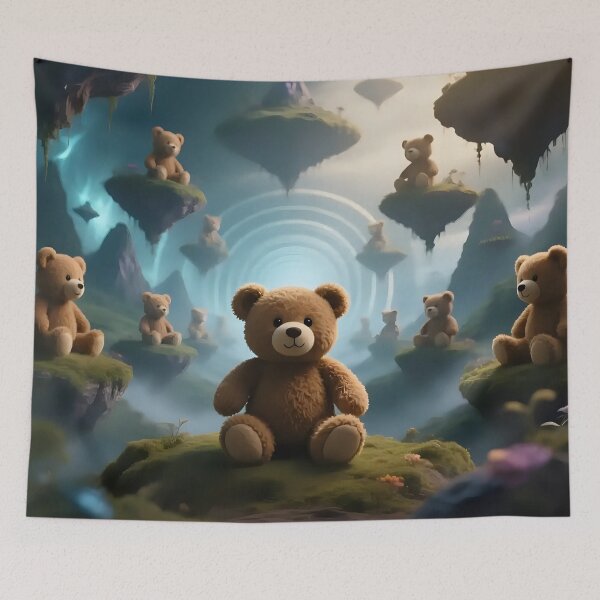 Item preview, Teddy bear in a fantasy world  designed and sold by Nomad-Maynard.