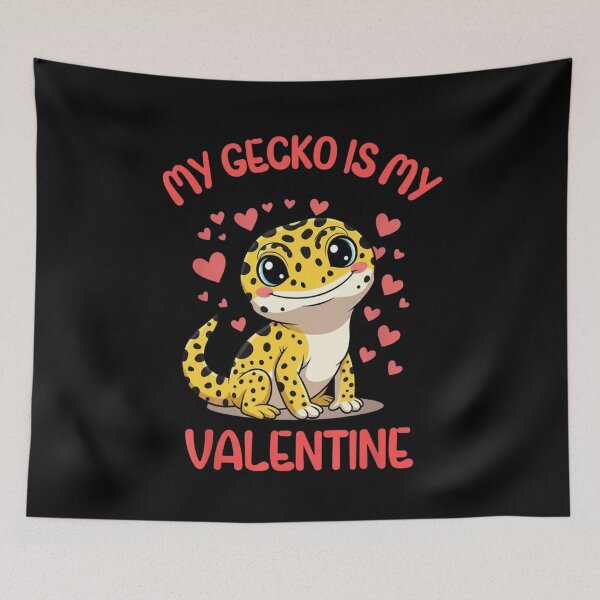 Item preview, My Gecko Is My Valentine Leopard Gecko Lover designed and sold by Gogetgiggles.