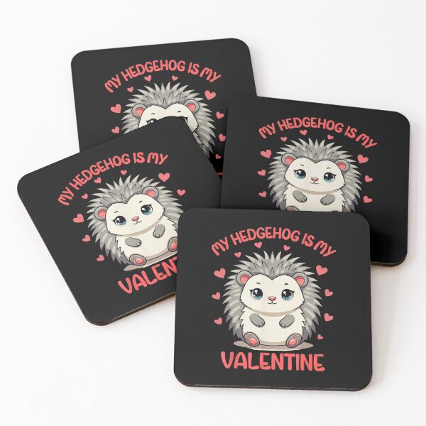 Item preview, My Hedgehog Is My Valentine Cute Hedgehog Lover designed and sold by Gogetgiggles.