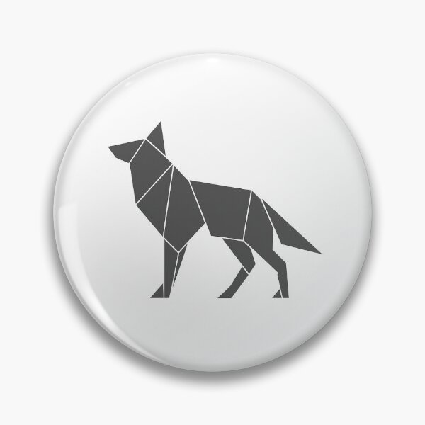 Item preview, Angular Origami Wolf designed and sold by Le Grand Requin.