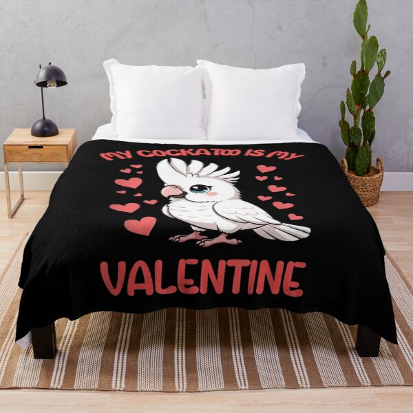 Item preview, My Cockatoo Is My Valentine Bird Lover designed and sold by Gogetgiggles.