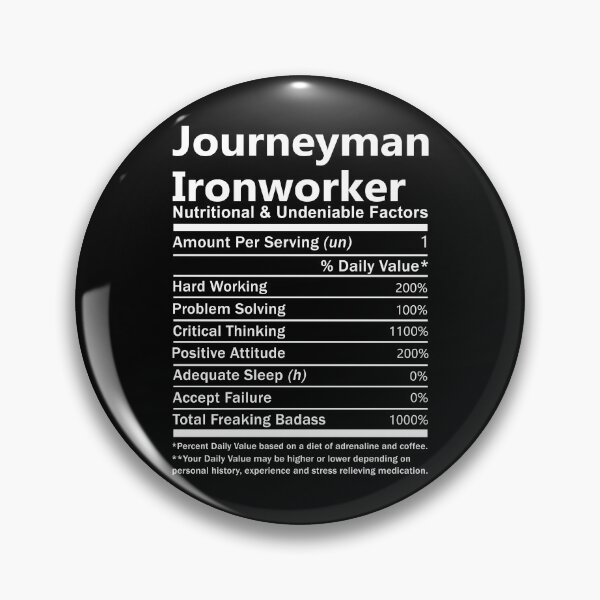 Item preview, Journeyman Ironworker designed and sold by vanejamofedau.