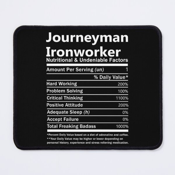 Item preview, Journeyman Ironworker designed and sold by vanejamofedau.