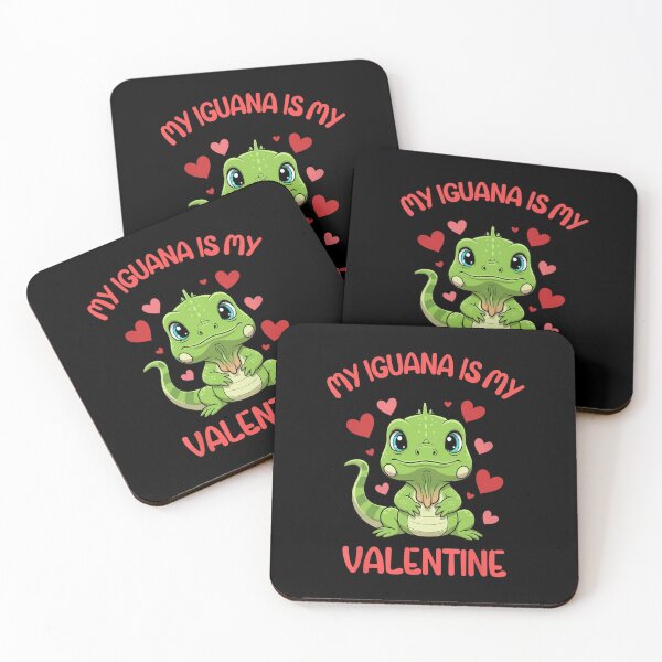 Item preview, My Iguana Is My Valentine Reptile Lover designed and sold by Gogetgiggles.