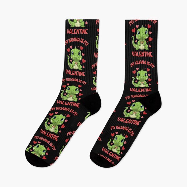 Item preview, My Iguana Is My Valentine Reptile Lover designed and sold by Gogetgiggles.