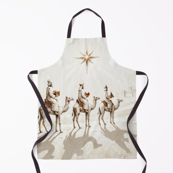 Item preview, Three Wise Men (Magi) traveling from the East, following a bright star to find the newborn Jesus, King of the Jews, in Bethlehem, bringing gifts of gold, frankincense, and myrrh as an act of worship designed and sold by 4Seasons.