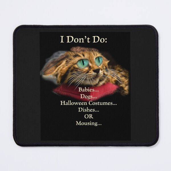 Item preview, I Don’t Do Reluctant Kitten designed and sold by Patricia Brown.
