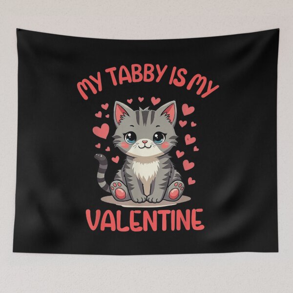 Item preview, My Tabby Is My Valentine Cat Lover designed and sold by Gogetgiggles.