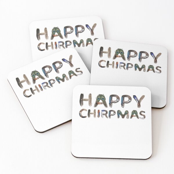 Item preview, Bird memes - HAPPY CHIRPMAS designed and sold by nature. electrified..