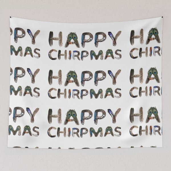 Item preview, Bird memes - HAPPY CHIRPMAS designed and sold by nature. electrified..