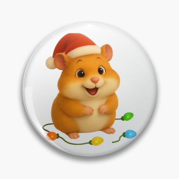 Item preview, hristmas Syrian Hamster designed and sold by Sillytoe.