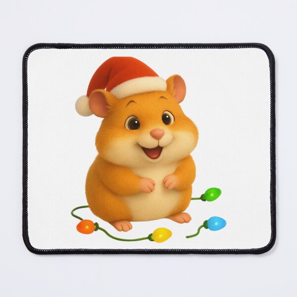 Item preview, hristmas Syrian Hamster designed and sold by Sillytoe.