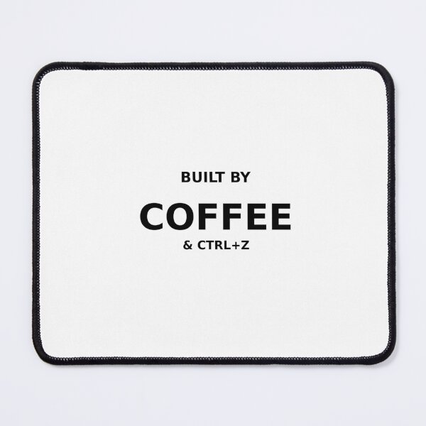 Item preview, Built By Coffee And Ctrl Z Funny Programmer Developer Coder Humor designed and sold by HustleHardCo.