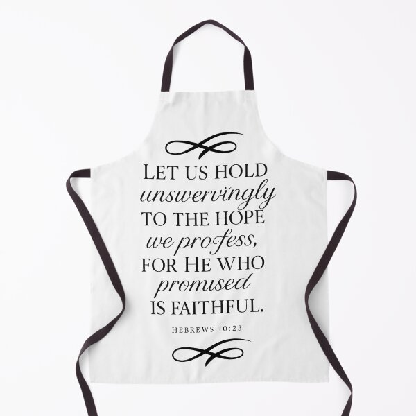 Item preview, Hebrews 10:23 – He Who Promised Is Faithful | Inspirational Bible Verse designed and sold by My3LittleBirds.