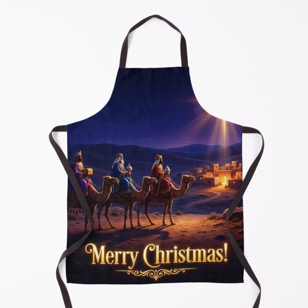 Item preview, Three Wise Men (Magi) traveling from the East, following a bright star to find the newborn Jesus, King of the Jews, in Bethlehem, bringing gifts of gold, frankincense, and myrrh as an act of worship designed and sold by 4Seasons.