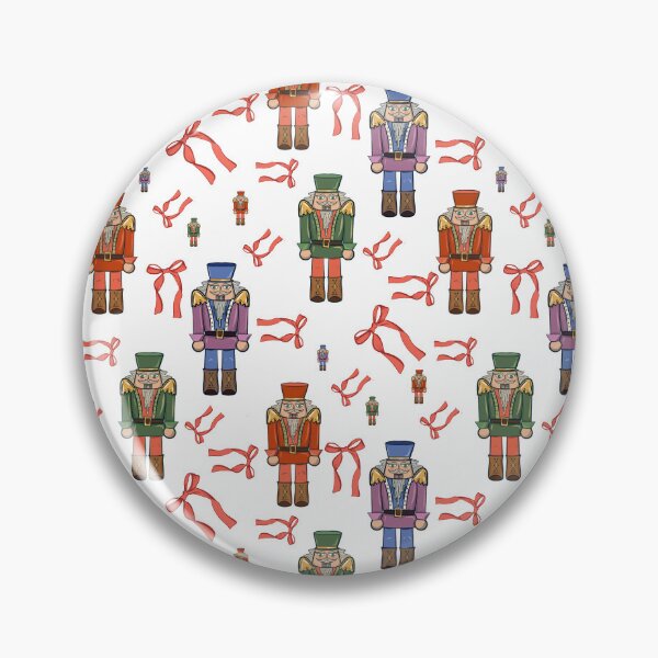 Item preview, Nutcracker Seamless Pattern • Christmas Nutcracker Print • Holiday Bows Design • Festive Repeating Pattern designed and sold by ElectricMarfa.