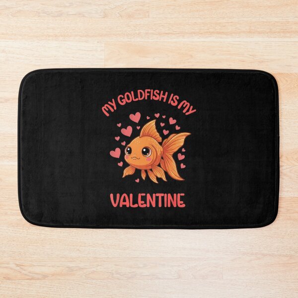 Item preview, My Goldfish Is My Valentine Romantic Fish Lover designed and sold by Gogetgiggles.