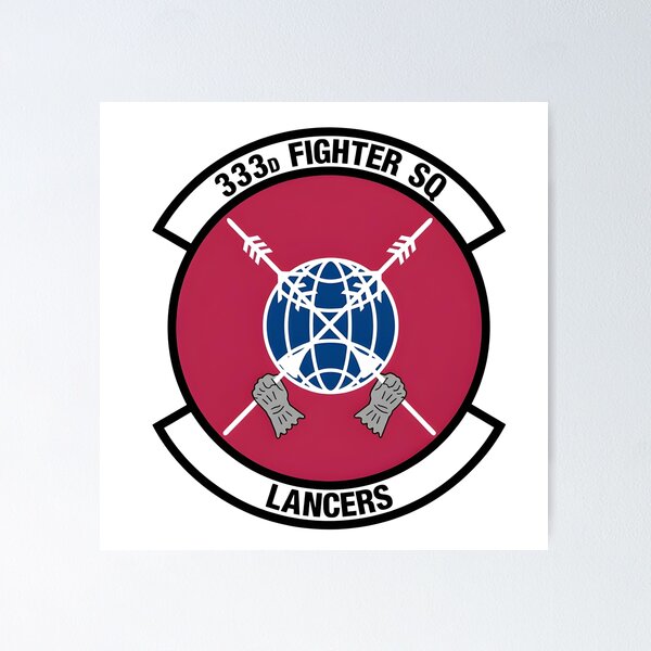 Item preview, 333d Fighter Squadron Emblem "Lancers" designed and sold by CharlieDesings.