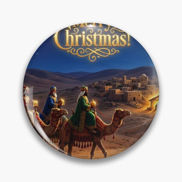 Item preview, Three Wise Men (Magi) traveling from the East, following a bright star to find the newborn Jesus, King of the Jews, in Bethlehem, bringing gifts of gold, frankincense, and myrrh as an act of worship designed and sold by 4Seasons.