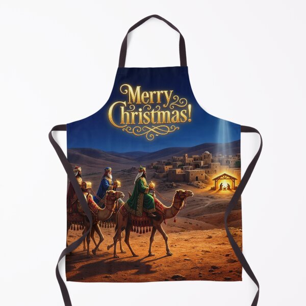 Item preview, Three Wise Men (Magi) traveling from the East, following a bright star to find the newborn Jesus, King of the Jews, in Bethlehem, bringing gifts of gold, frankincense, and myrrh as an act of worship designed and sold by 4Seasons.