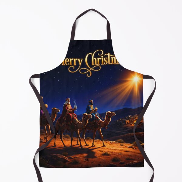 Item preview, Three Wise Men (Magi) traveling from the East, following a bright star to find the newborn Jesus, King of the Jews, in Bethlehem, bringing gifts of gold, frankincense, and myrrh as an act of worship designed and sold by 4Seasons.