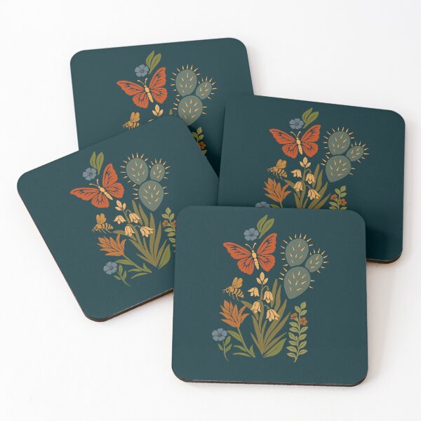 Item preview, Texas Native Plants & Pollinators – Desert Botanical Illustration designed and sold by ElectricMarfa.