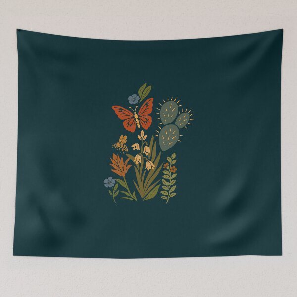 Item preview, Texas Native Plants & Pollinators – Desert Botanical Illustration designed and sold by ElectricMarfa.