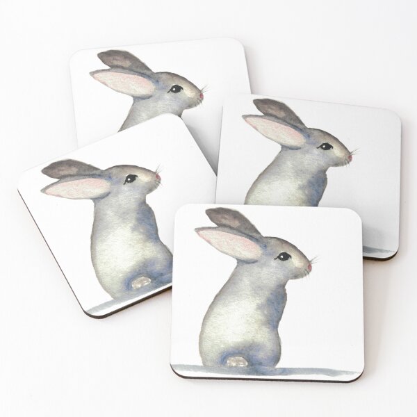 Item preview, Watercolor Bunny Rear End designed and sold by SaskyaFate.