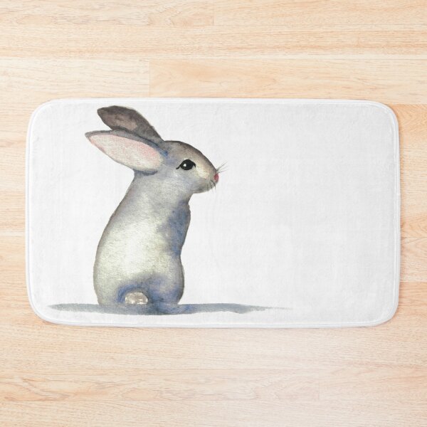 Item preview, Watercolor Bunny Rear End designed and sold by SaskyaFate.