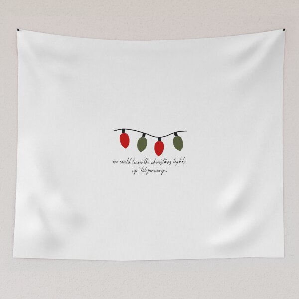 Item preview, We could leave Christmas lights up till January  designed and sold by dudaoliveira.art.