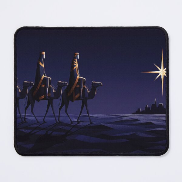Item preview, Three Wise Men (Magi) traveling from the East, following a bright star to find the newborn Jesus, King of the Jews, in Bethlehem, bringing gifts of gold, frankincense, and myrrh as an act of worship designed and sold by 4Seasons.