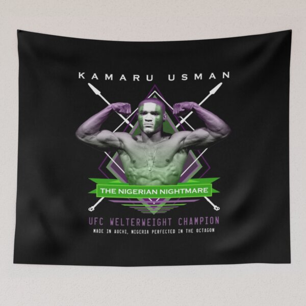 Item preview, Kamaru Usman UFC Welterweight Champion designed and sold by JeyVel.
