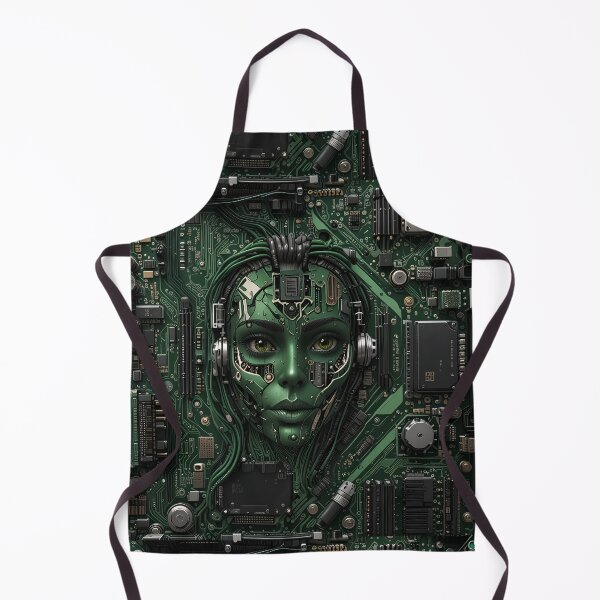 Item preview, electronic computer girl designed and sold by Capacitor-Ant.