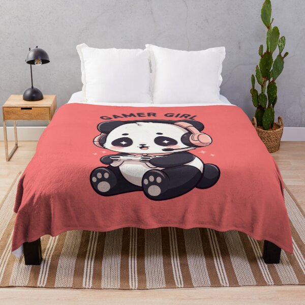 Item preview, Adorable Panda Gamer Girl Bubble Tea Gaming designed and sold by GrumpySableye.