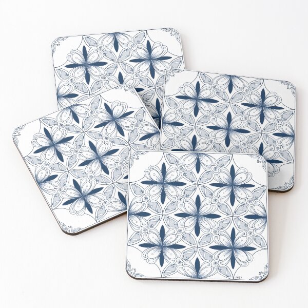 Item preview, Blue Tile designed and sold by Woven Lexicon.