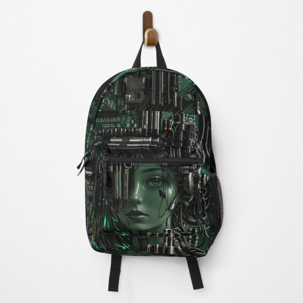 Item preview, cute cyborg girl designed and sold by Capacitor-Ant.