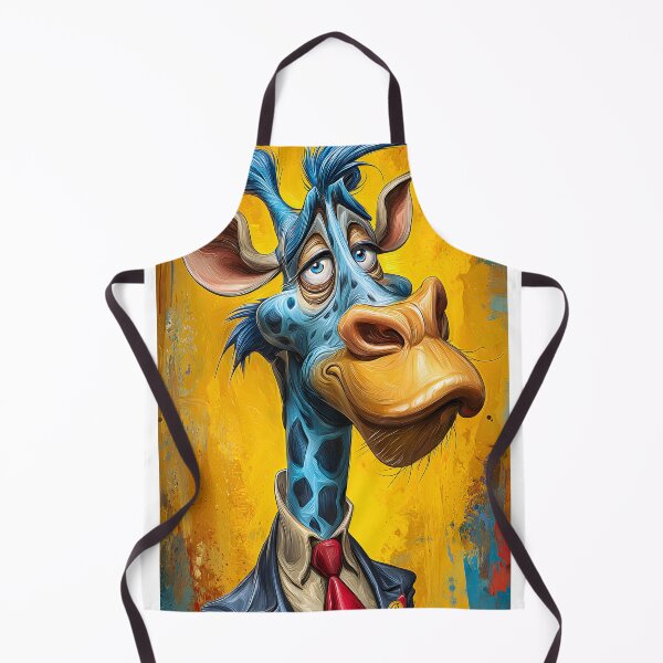 Item preview, Stylized Giraffe in a Suit Portrait Illustration designed and sold by Artessie.