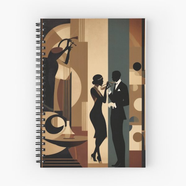 Item preview, Jazz Lovers in the Golden Night designed and sold by PrintBLAIDE.