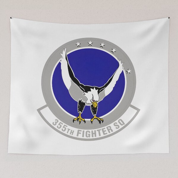 Item preview, 355th Fighter Squadron Emblem "Fightin' Falcons" designed and sold by CharlieDesings.