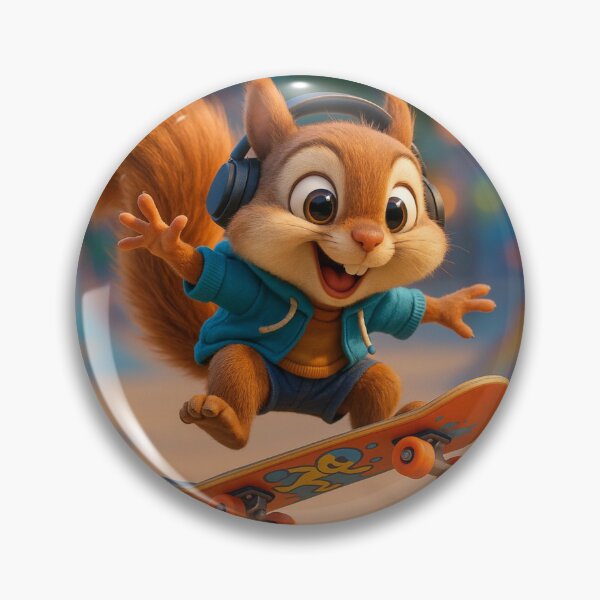 Item preview, Skater Japanese Squirrel designed and sold by Sillytoe.