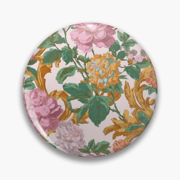 Item preview, Romantic Pink and Gold Floral Art designed and sold by Atlas Kai.