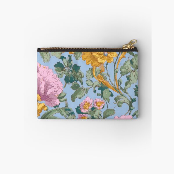 Item preview, Pastel Rococo Flowers and Gold Scrolls designed and sold by Atlas Kai.