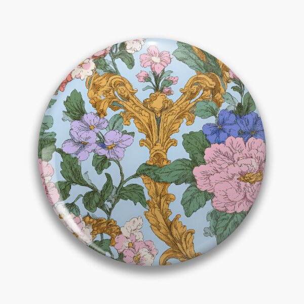 Item preview, Ornate Pink and Gold Floral Print designed and sold by Atlas Kai.