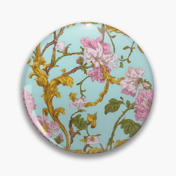Item preview, Elegant Peony and Gold Damask designed and sold by Atlas Kai.