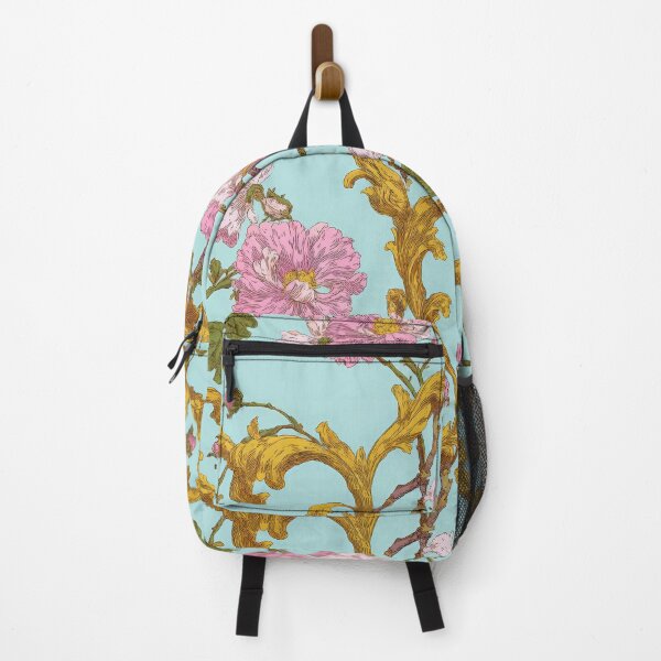 Item preview, Elegant Peony and Gold Damask designed and sold by Atlas Kai.