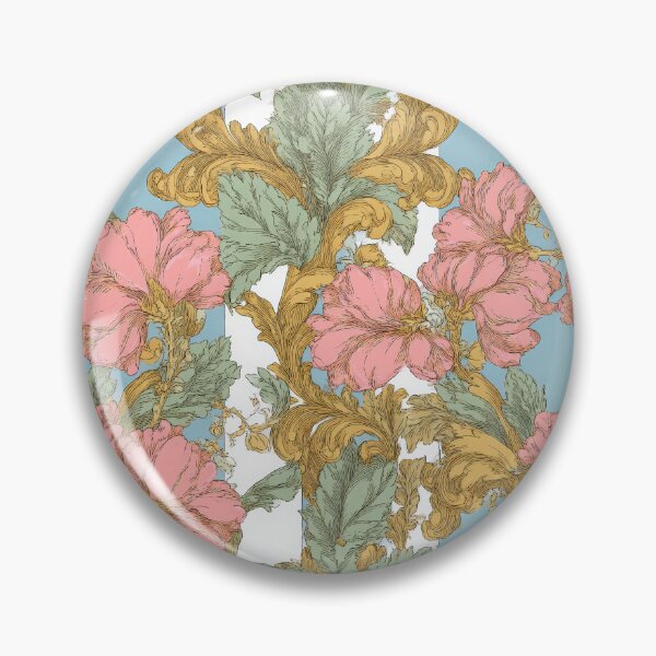 Item preview, Gold Acanthus Scroll Seamless Wallpaper designed and sold by Atlas Kai.