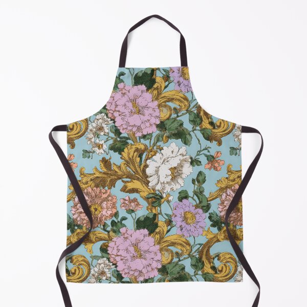 Item preview, Pink and Gold Floral Rococo Pattern designed and sold by Atlas Kai.