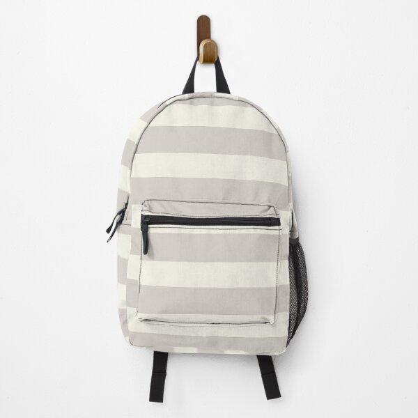 Item preview, Soft Cream and Beige Horizontal Stripe Pattern designed and sold by iCraftCafe.